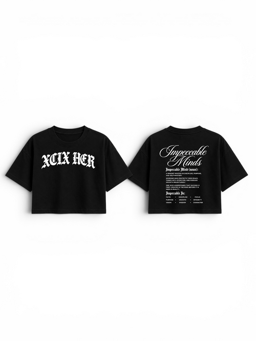 IMPECCABLE MIND CROPPED BOXY TEE